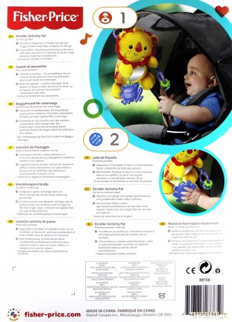 FISHER PRICE LEW Z LUSTERKIEM DO WÓZKA BBT68 WB4 [ZABAWKA]