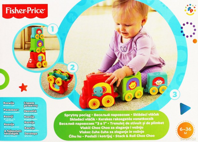 FISHER PRICE SPRYTNY POCIĄG CBP38 WB4 [ZABAWKA]