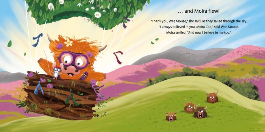 Moira Coo: The Highland Coo Who Flew - Alastair Chisholm [KSIĄŻKA]