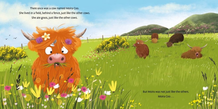 Moira Coo: The Highland Coo Who Flew - Alastair Chisholm [KSIĄŻKA]