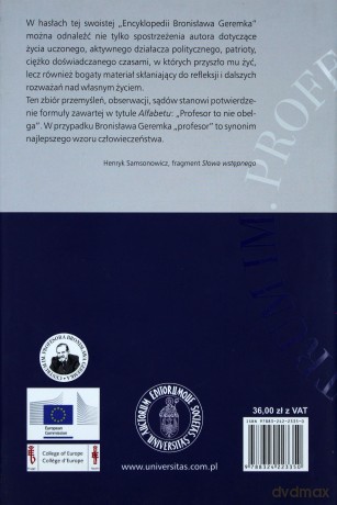 Profesor to nie obelga. Alfabet Bronisława Geremka [KSIĄŻKA]