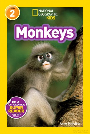 Monkeys (Level 2) (National Geographic Kids Readers: Level 2) - Schreiber Anne [KSIĄŻKA]
