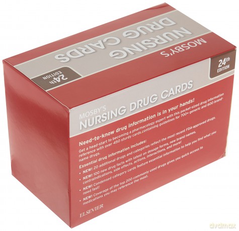 Mosby's Nursing Drug Cards - Kathleen Gutierrez [KSIĄŻKA]
