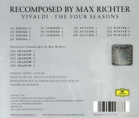 Recomposed By Max Richter: Vivaldi The Four Seasons [CD]
