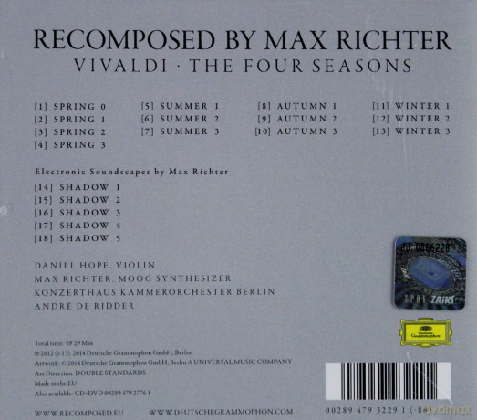 Recomposed By Max Richter:Vivaldi The Four Seasons (PL) [CD]