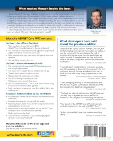 Murach's ASP.NET Core MVC (2nd Edition) - Mary Delamater [KSIĄŻKA]