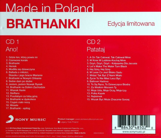 Brathanki: Ano / Patataj [2CD]