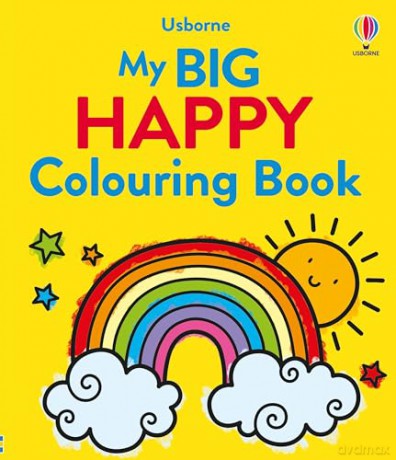 My Big Happy Colouring Book (Big Colouring) - Alice James [KSIĄŻKA]
