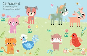 My Big Sticker Dress-Up: Cutie Patooties (My Sticker Dress-Up) - Louise Anglicas [KSIĄŻKA]