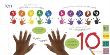 My First Numbers: Let's Get Counting!: Let's Get Counting! (My First Tabbed Board Book) - Dk [KSIĄŻKA]