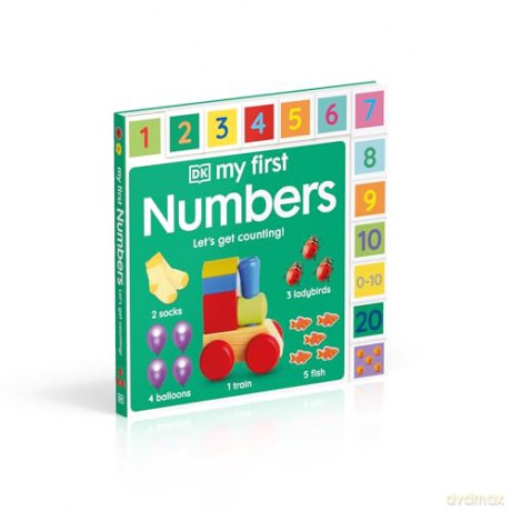 My First Numbers: Let's Get Counting!: Let's Get Counting! (My First Tabbed Board Book) - Dk [KSIĄŻKA]