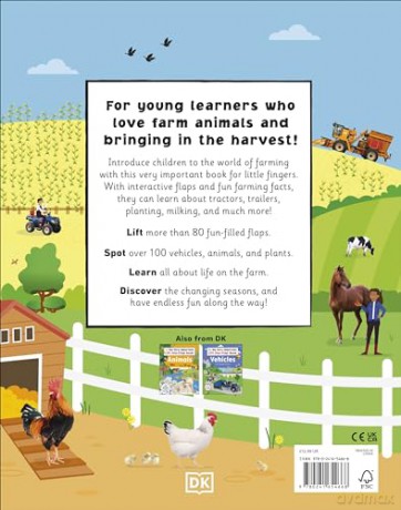 My Very Important Lift-the-Flap Book Farm: With More Than 80 Flaps to Lift - Dk [KSIĄŻKA]
