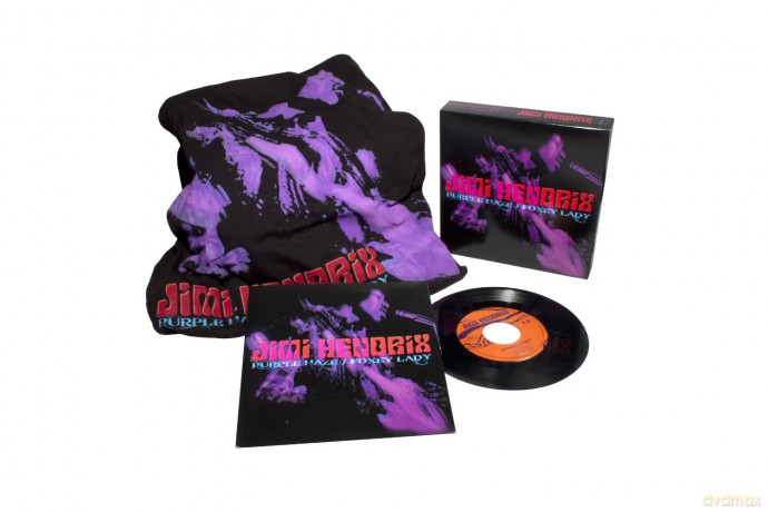 Jimi Hendrix: Threads + Grooves (Purple Haze b/w Foxey Lady) [WINYL]+[T-SHIRT]