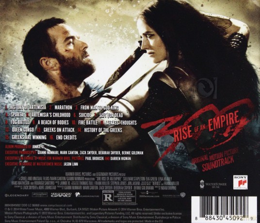 300: Rise of an Empire soundtrack (300: Początek Imperium) (Junkie XL) [CD]