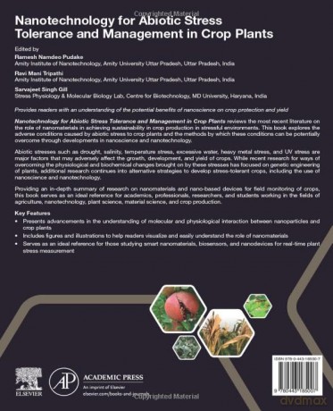Nanotechnology for Abiotic Stress Tolerance and Management in Crop Plants - Ramesh Namdeo Pudake [KSIĄŻKA]