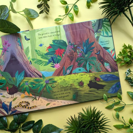Nature Die-Cut Books - Rainforest - Laura Garnerburt [KSIĄŻKA]