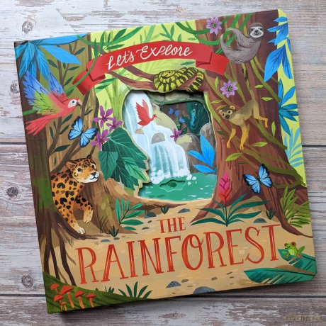Nature Die-Cut Books - Rainforest - Laura Garnerburt [KSIĄŻKA]
