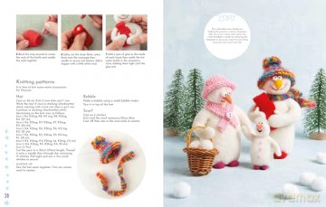 Needle Felting Christmas: Fun step-by-step holiday projects - Roz Dace [KSIĄŻKA]