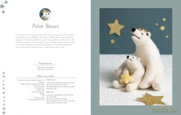 Needle Felting Christmas: Fun step-by-step holiday projects - Roz Dace [KSIĄŻKA]