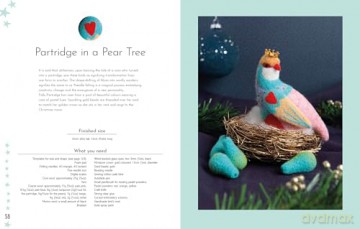 Needle Felting Christmas: Fun step-by-step holiday projects - Roz Dace [KSIĄŻKA]