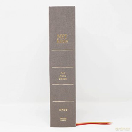NET Bible, Full-notes Edition, Cloth over Board, Gray, Comfort Print: Holy Bible [KSIĄŻKA]