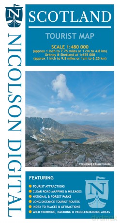 Nicolson Scotland Tourist Map - Val Fry