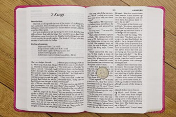 NIrV, Holy Bible, Large Print, Leathersoft, Blue: NIRV Slate Blue Italian Duo-Tone [KSIĄŻKA]