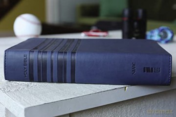 NIrV, Holy Bible, Large Print, Leathersoft, Blue: NIRV Slate Blue Italian Duo-Tone [KSIĄŻKA]