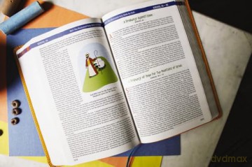 NIrV, The Illustrated Holy Bible for Kids, Leathersoft, Yellow, Full Color, Comfort Print: Over 750 Images [KSIĄŻKA]