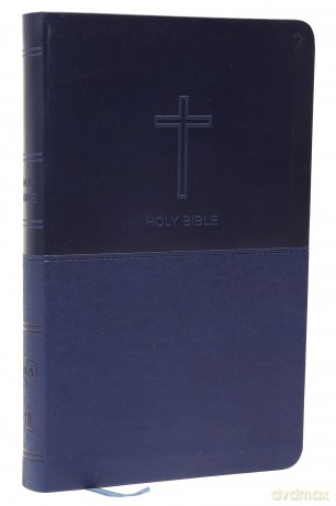 NKJV, Value Thinline Bible, Blue Leathersoft, Red Letter, Comfort Print: Holy Bible, New King James Version [KSIĄŻKA]