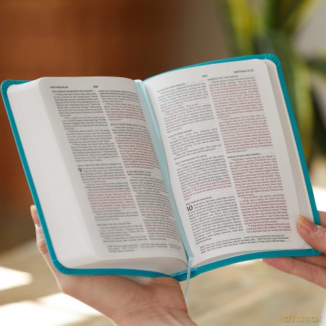 NKJV, Value Thinline Bible, Blue Leathersoft, Red Letter, Comfort Print: Holy Bible, New King James Version [KSIĄŻKA]