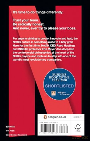 No Rules Rules: Netflix and the Culture of Reinvention - Reed Hastings [KSIĄŻKA]