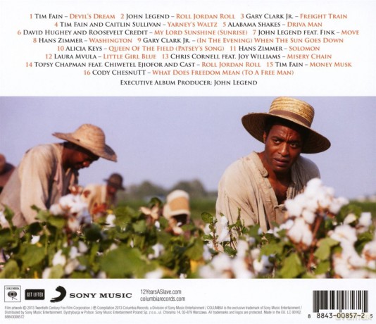 12 Years A Slave soundtrack (Zniewolony) [CD]