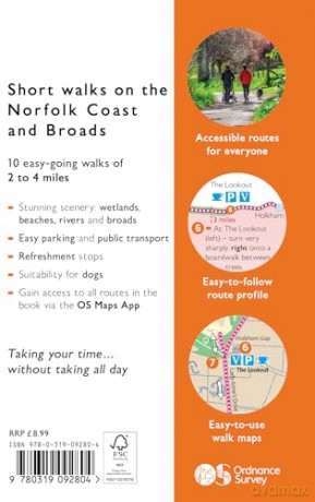 Norfolk Coast and Broads Short Walks Made Easy | Ordnance Survey | 10 Walks For Everybody | Guidebook | England | Norfolk Broads National Park | Walks | Adventure (OS Short Walks Made Easy) - Ordnance Survey