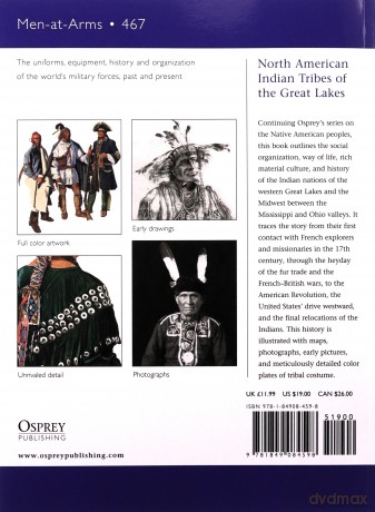 North American Indian Tribes of the Great Lakes: 467 (Men-at-Arms) - Michael G Johnson [KSIĄŻKA]