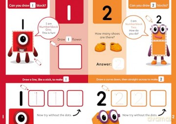 Numberblocks Let's Learn Numbers Wipe-Clean Activity Set (Numberblock Wipe Clean Titles) [KSIĄŻKA]