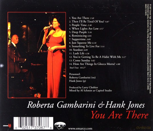 Roberta Gambarini & Hank Jones: You Are There [CD]