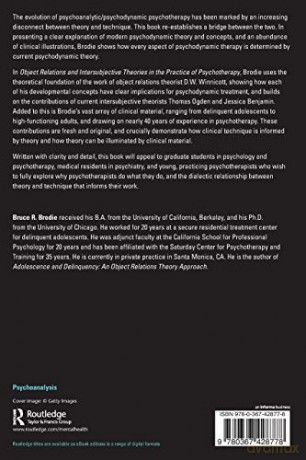 Object Relations and Intersubjective Theories in the Practice of Psychotherapy - Bruce Brodie [KSIĄŻKA]