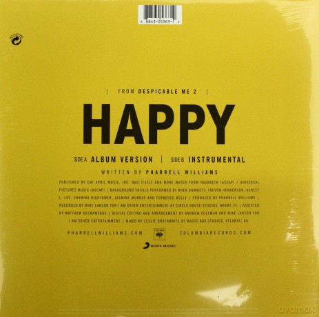 Pharrell Williams: Happy (from Despicable Me 2) [WINYL]