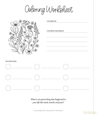 On the Bright Side Coloring Book: Floral Patterns to Help You Relax, Unwind, and Focus on the Good: 2 (On the Bright Side, 1) - Elyse Burns [KSIĄŻKA]