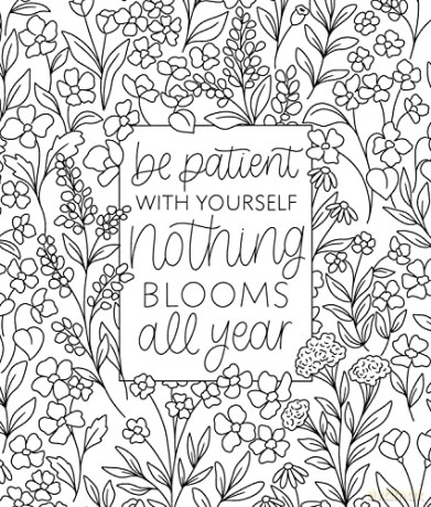 On the Bright Side Coloring Book: Floral Patterns to Help You Relax, Unwind, and Focus on the Good: 2 (On the Bright Side, 1) - Elyse Burns [KSIĄŻKA]