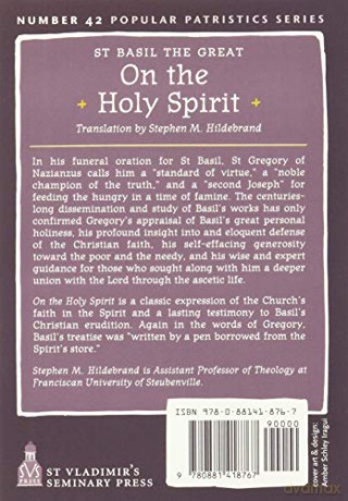 On the Holy Spirit: St. Basil the Great (Popular Patristics) - St Basil The Great [KSIĄŻKA]