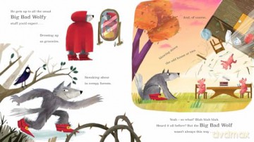 Once Upon a Big Bad Wolf: A fun-filled illustrated picture book for children, new for 2024! - Leigh Hodgkinson [KSIĄŻKA]