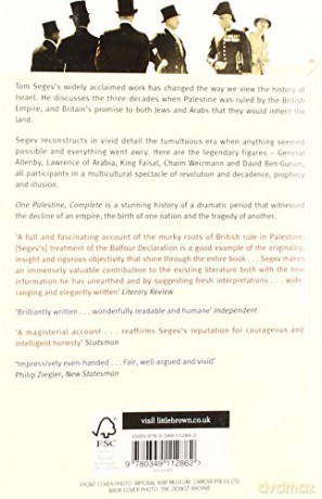 One Palestine, Complete: Jews and Arabs Under the British Mandate - Tom Segev [KSIĄŻKA]