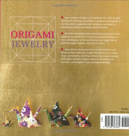 Origami Jewelry: More Than 40 Exquisite Designs to Fold and Wear - Ayako Brodek [KSIĄŻKA]