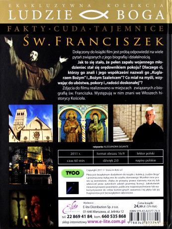 Historia św. Franciszka (Ludzie Boga) (booklet) [DVD]