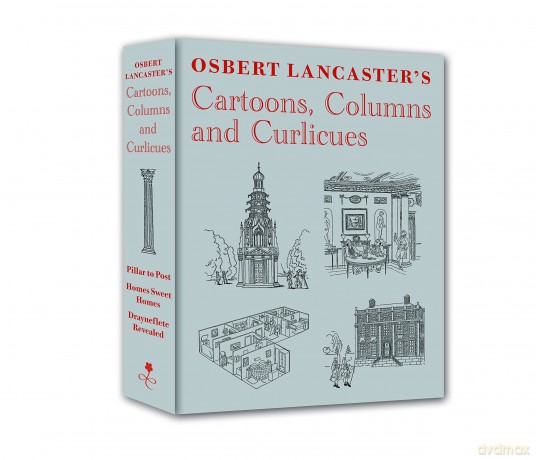 Osbert Lancaster's Cartoons, Columns and Curlicues: Including Pillar to Post, Homes Sweet Homes and Drayneflete Revealed - Osbert Lancaster [KSIĄŻKA]