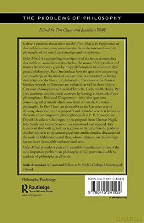 Other Minds (Problems of Philosophy) - Anita Avramides [KSIĄŻKA]