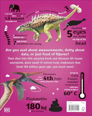 Our World in Numbers Dinosaurs and Other Prehistoric Life: An Encyclopedia of Fantastic Facts (DK Our World in Numbers) - Dk [KSIĄŻKA]