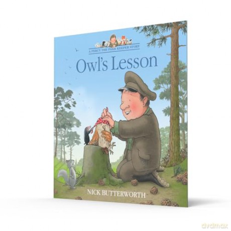Owl's Lesson: A funny illustrated children's picture book about Percy the Park Keeper from the bestselling creator of One Snowy Night (A Percy the Park Keeper Story) - Nick Butterworth [KSIĄŻKA]